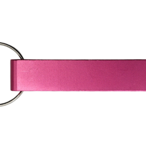 Schlüsselanhänger - Flaschenöffner Pink