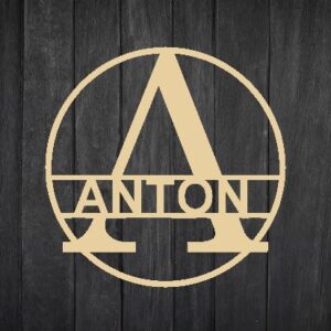 Monogramm Kreis 2 ,,A-Z"