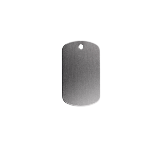 Dog Tag Silber