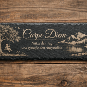 Schieferplatte 10x30 cm